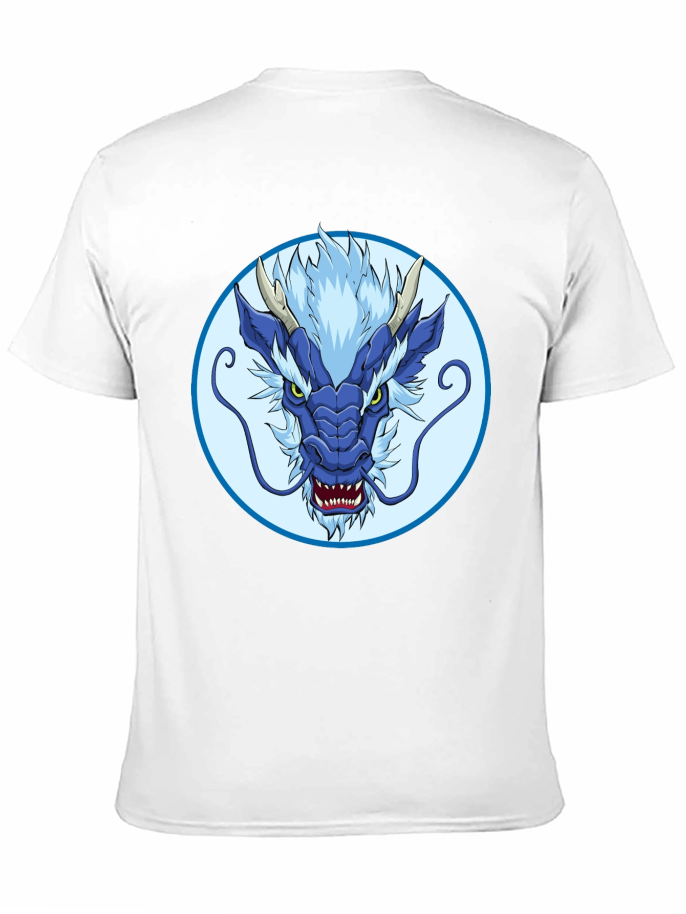 Blue Dragon Graphic Tee - Stylish Mens T-Shirt