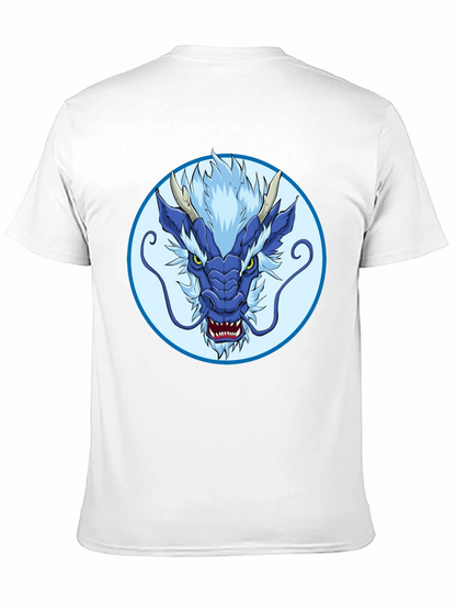 Blue Dragon Graphic Tee - Stylish Mens T-Shirt