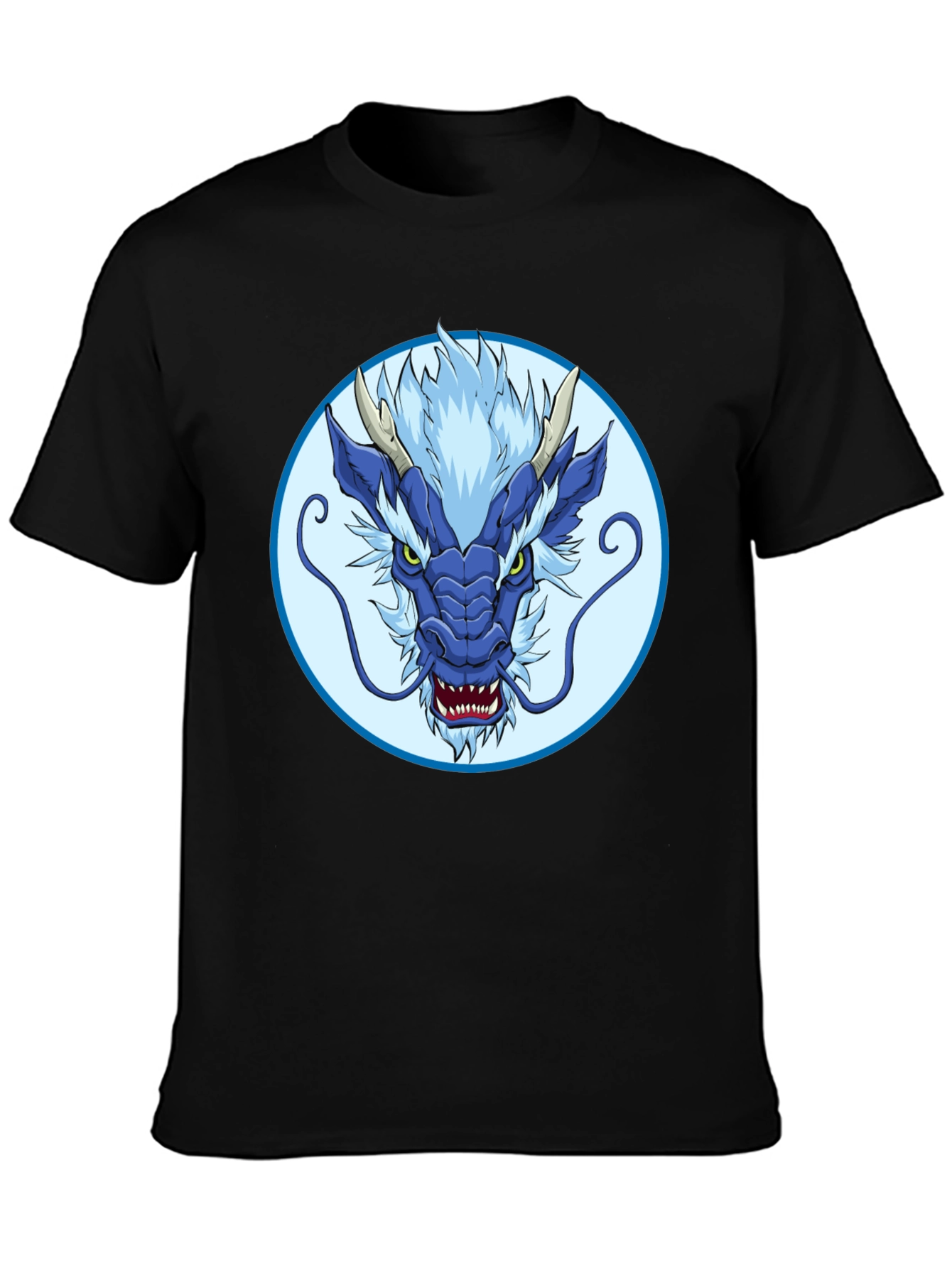 Blue Dragon Graphic Tee - Stylish Mens T-Shirt