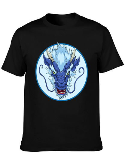 Blue Dragon Graphic Tee - Stylish Mens T-Shirt