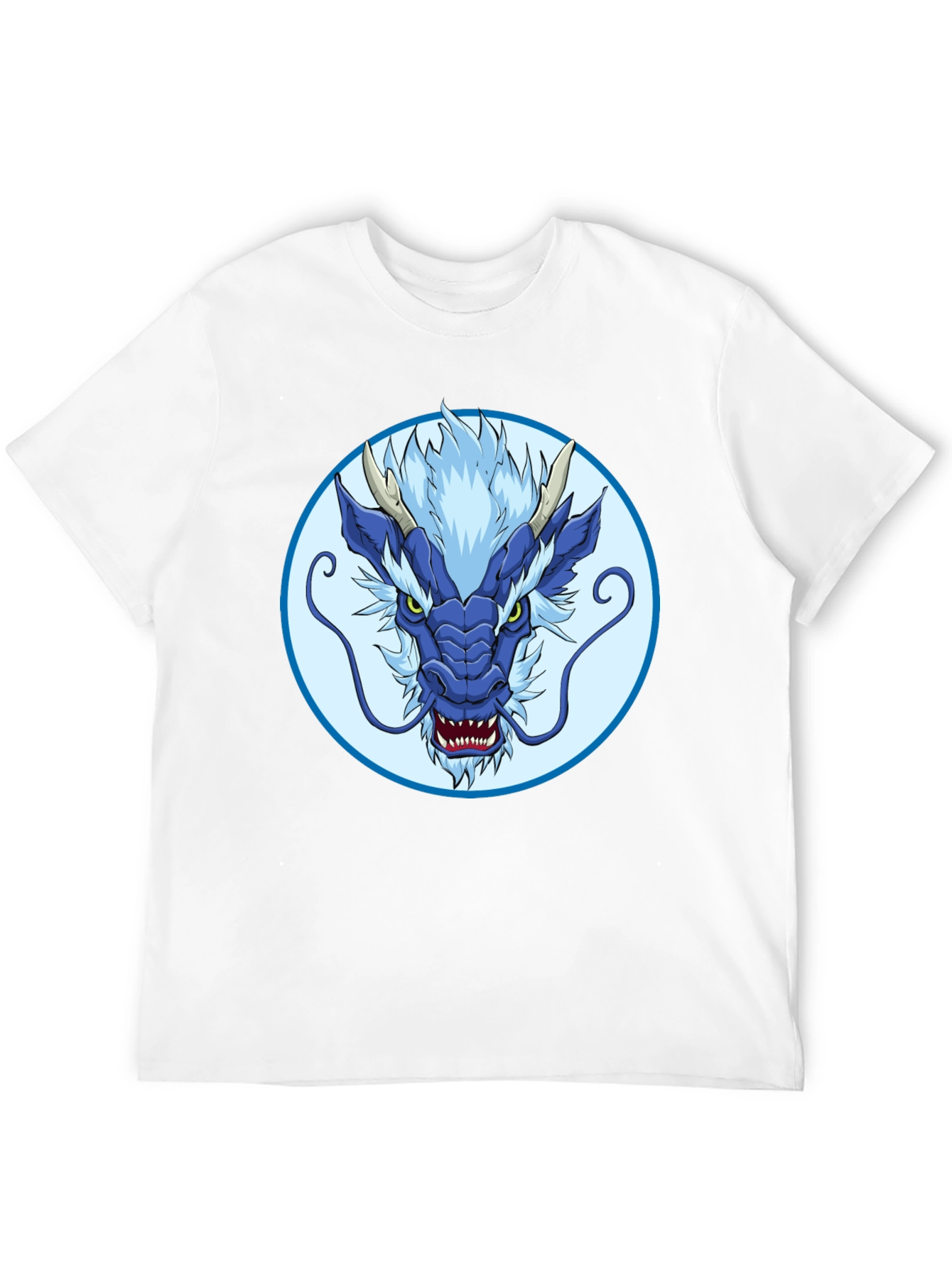 Blue Dragon Graphic Tee - Stylish Mens T-Shirt