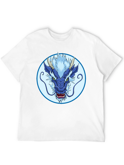 Blue Dragon Graphic Tee - Stylish Mens T-Shirt