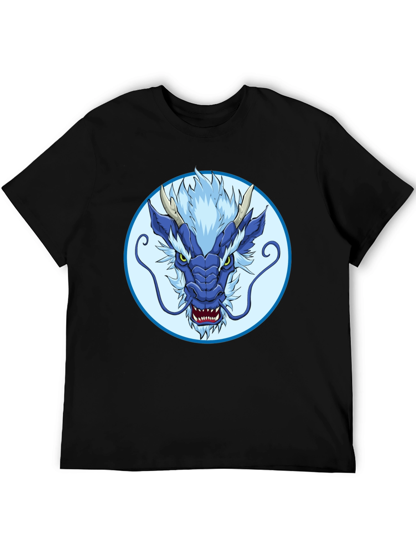 Blue Dragon Graphic Tee - Stylish Mens T-Shirt