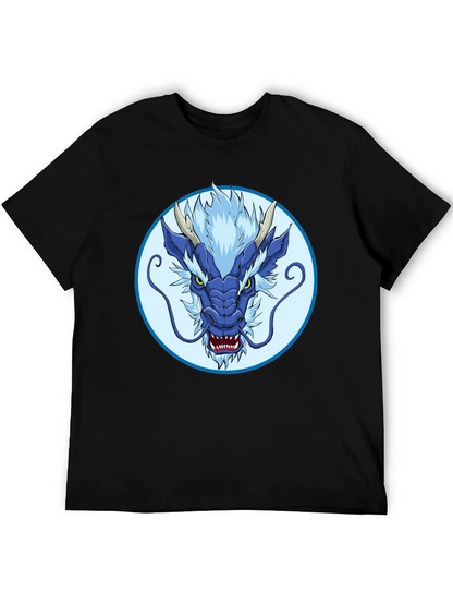 Blue Dragon Graphic Tee - Stylish Mens T-Shirt