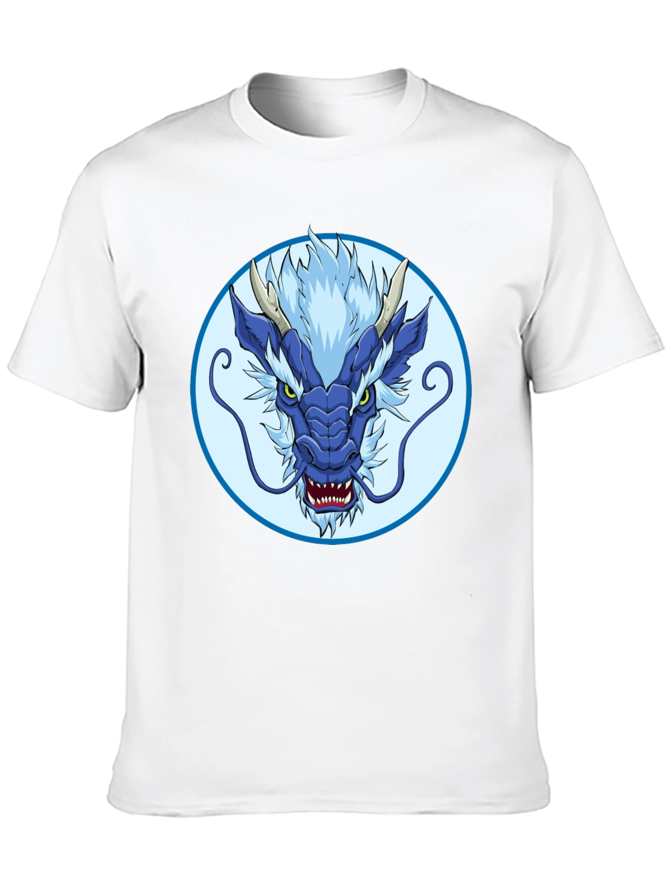 Blue Dragon Graphic Tee - Stylish Mens T-Shirt