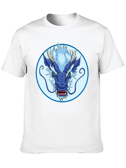 Blue Dragon Graphic Tee - Stylish Mens T-Shirt