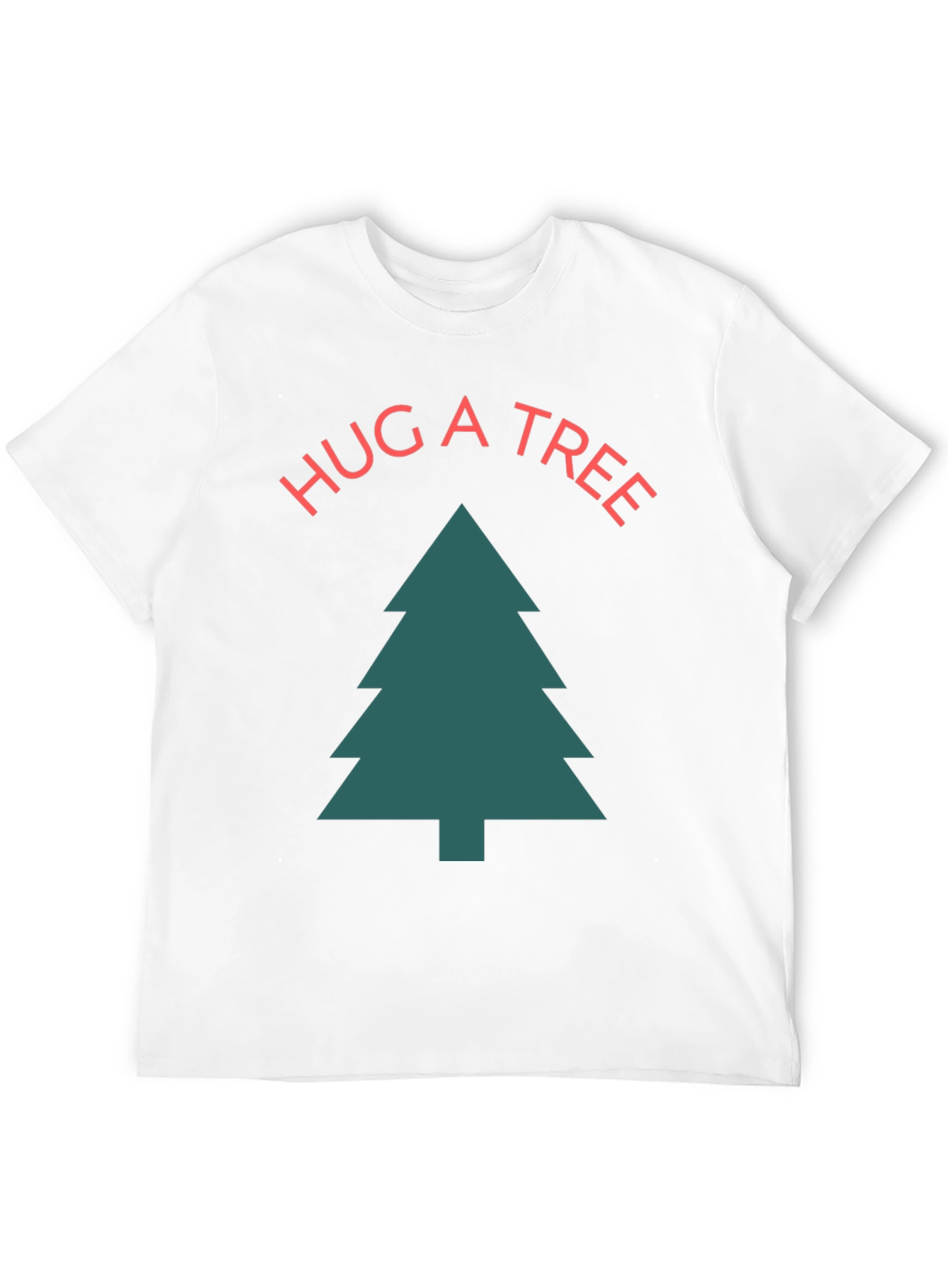 Hug a Tree Graphic Tee - Unisex Cotton T-Shirt