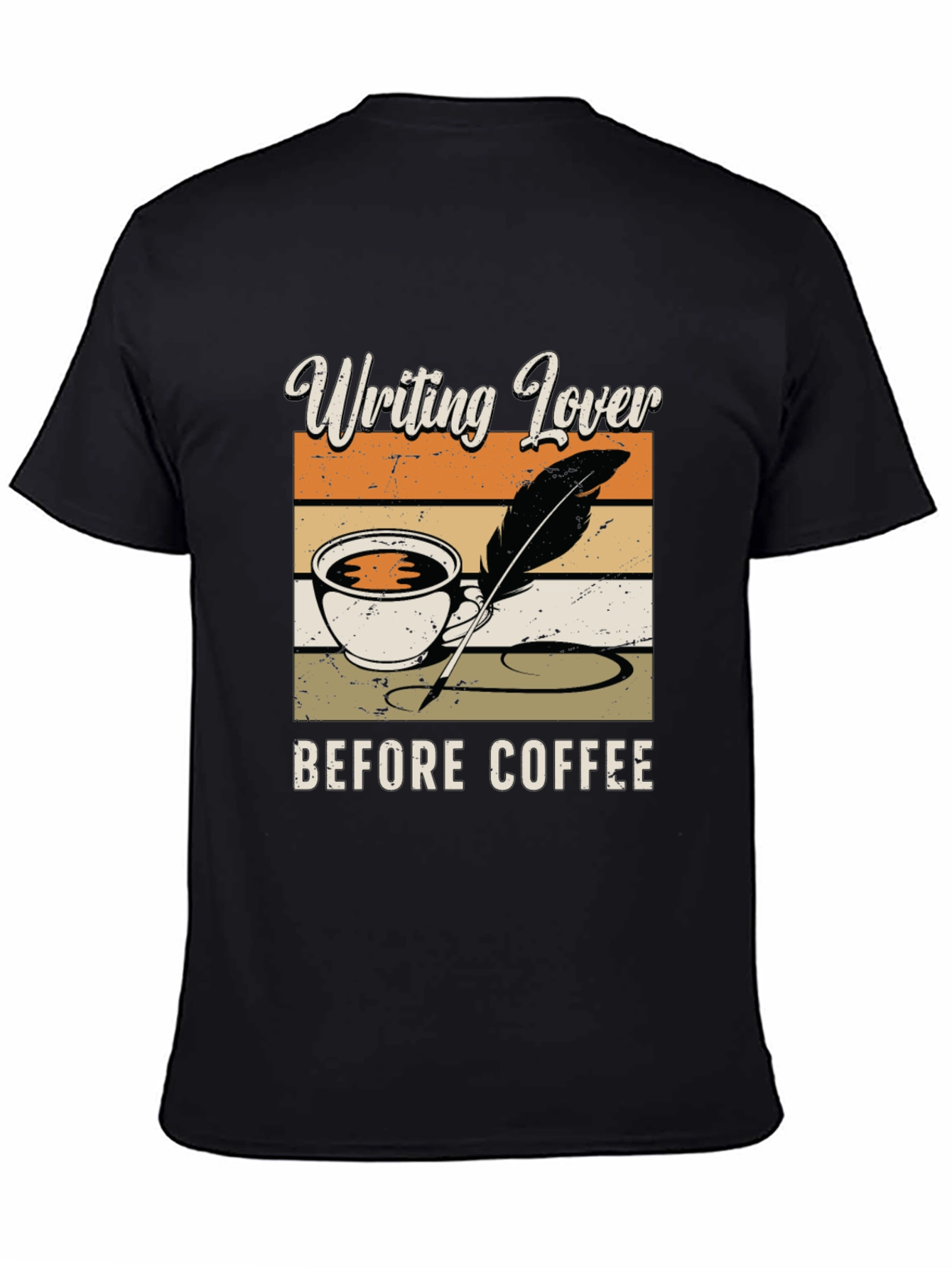 Writing Lover Before Coffee T-Shirt