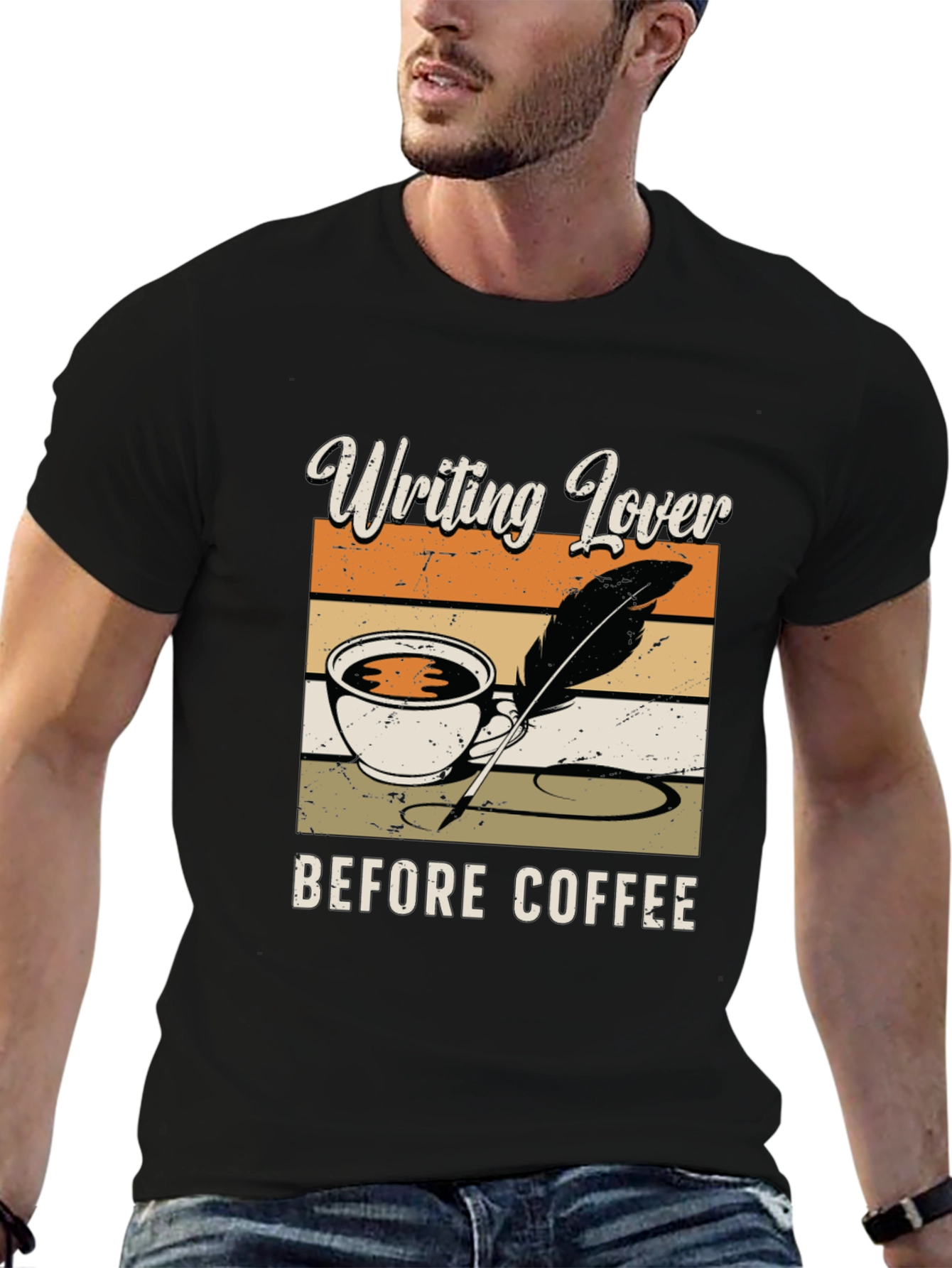 Writing Lover Before Coffee T-Shirt