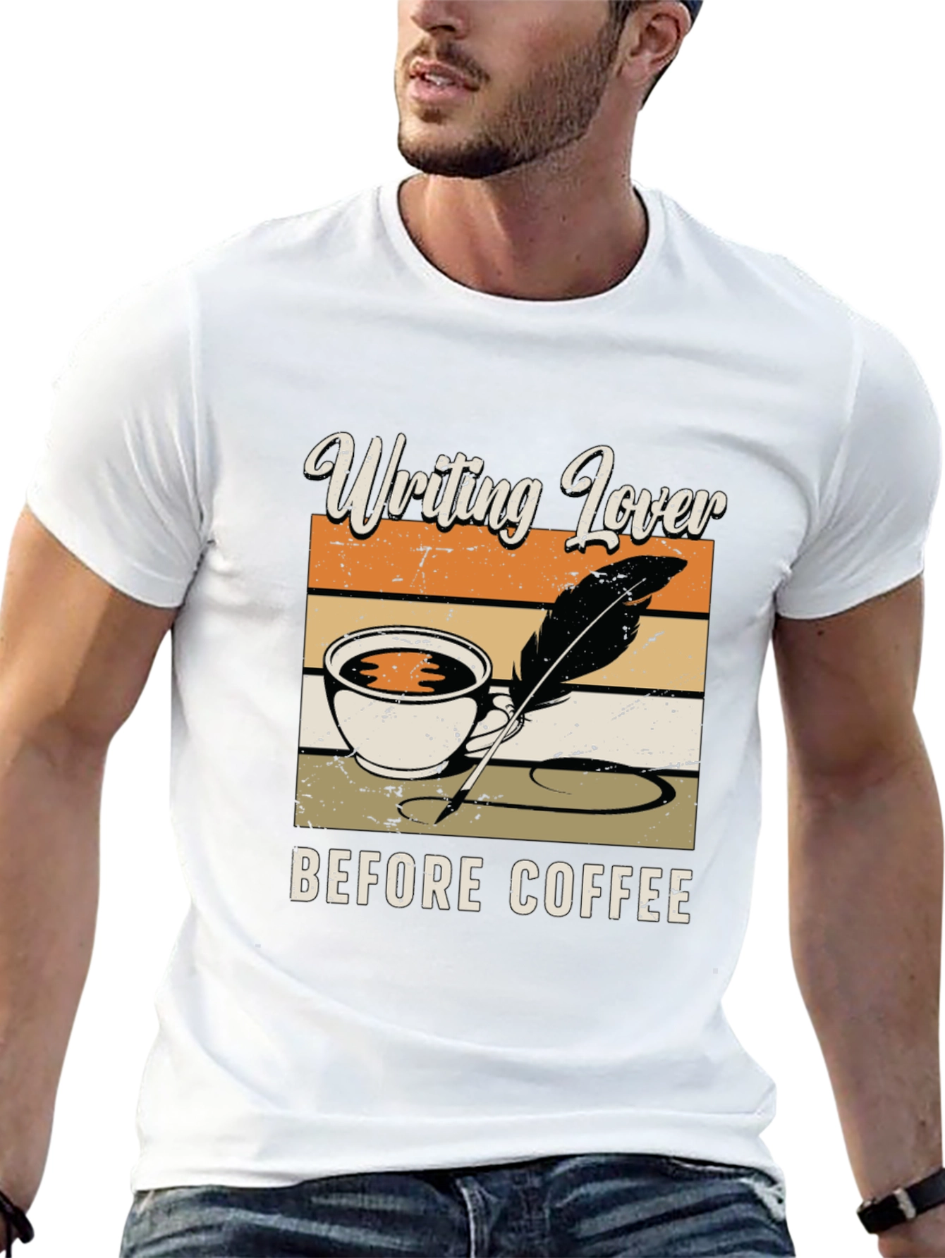 Writing Lover Before Coffee T-Shirt