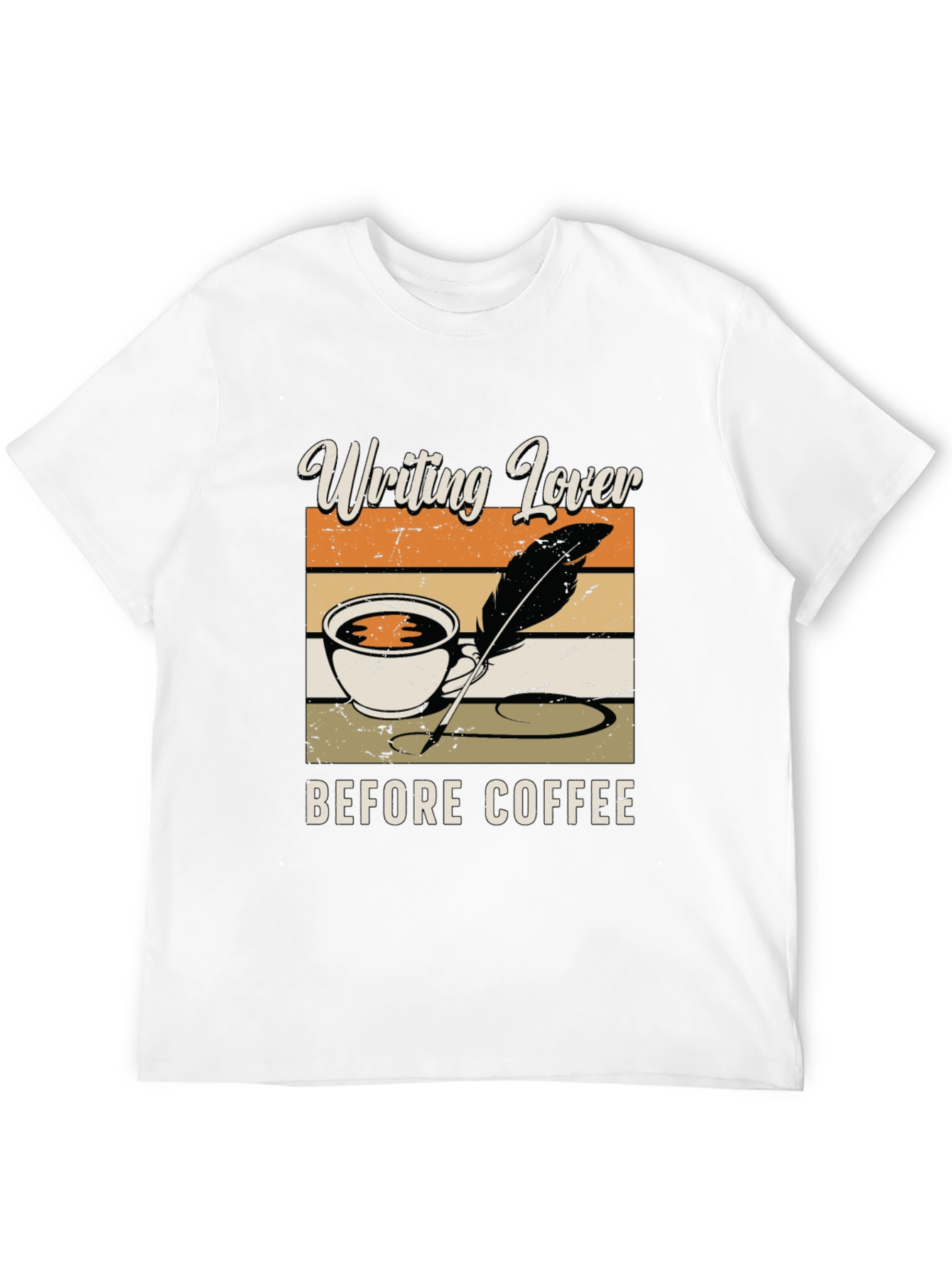 Writing Lover Before Coffee T-Shirt