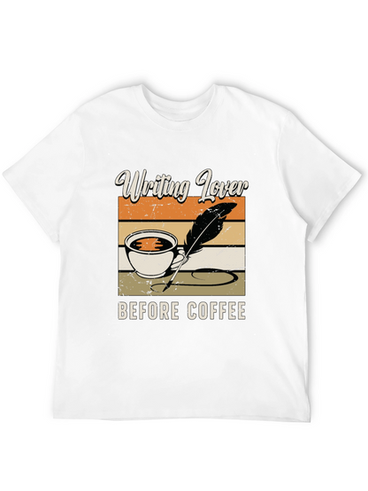 Writing Lover Before Coffee T-Shirt