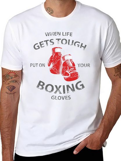 Tough Times Boxing Gloves Graphic Tee