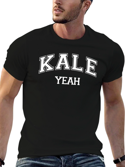 Kale Yeah Graphic Tee - Trendy Vegetarian T-Shirt
