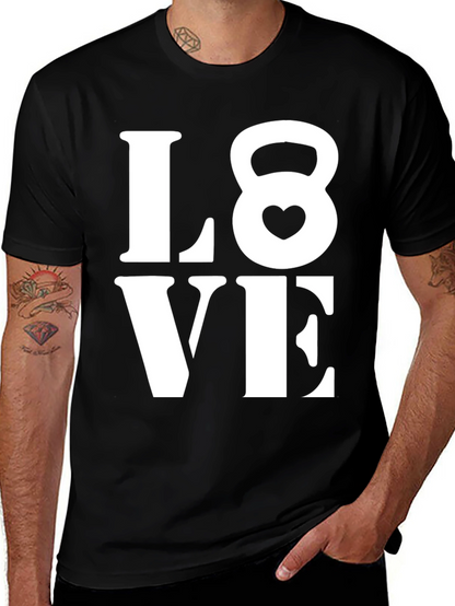 Love Kettlebell Black T-Shirt