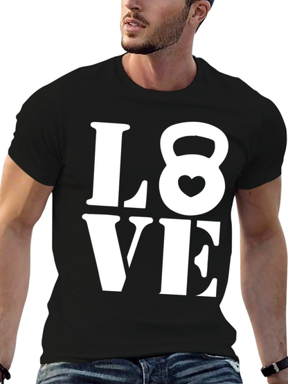 Love Kettlebell Black T-Shirt