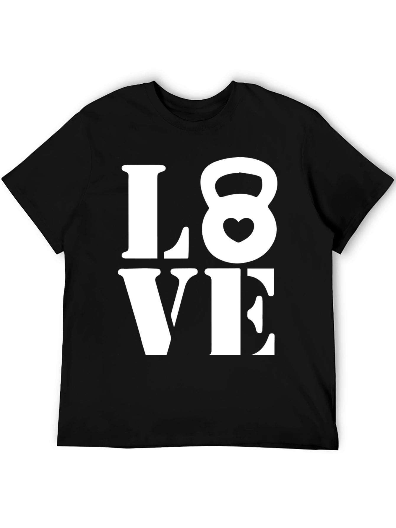 Love Kettlebell Black T-Shirt