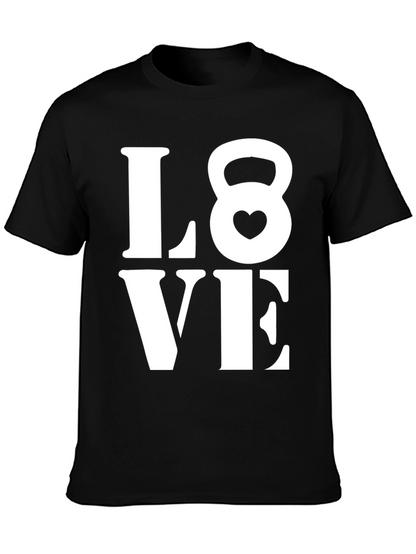 Love Kettlebell Black T-Shirt