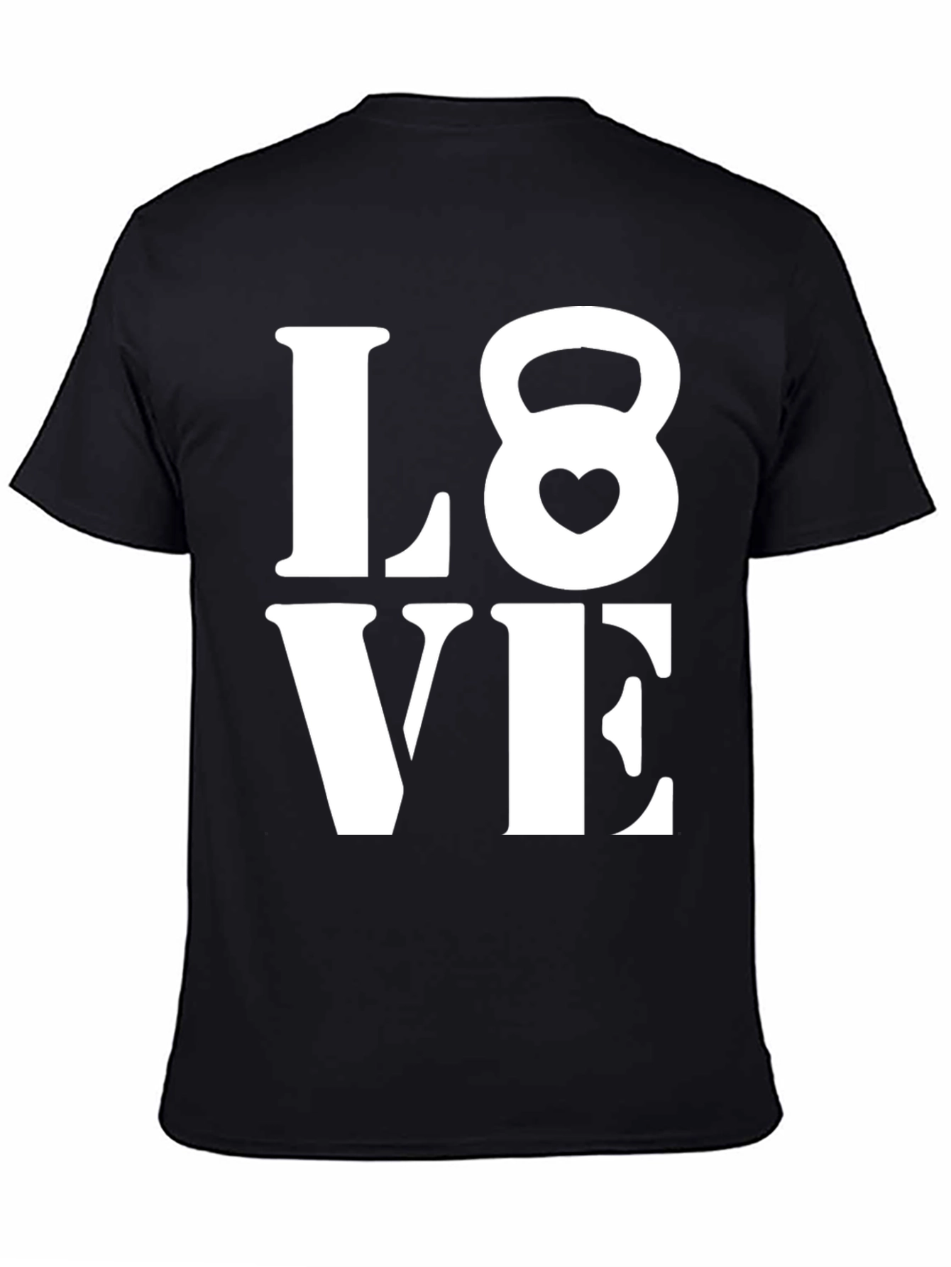 Love Kettlebell Black T-Shirt