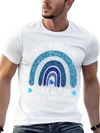 Autism Awareness Rainbow T-Shirt