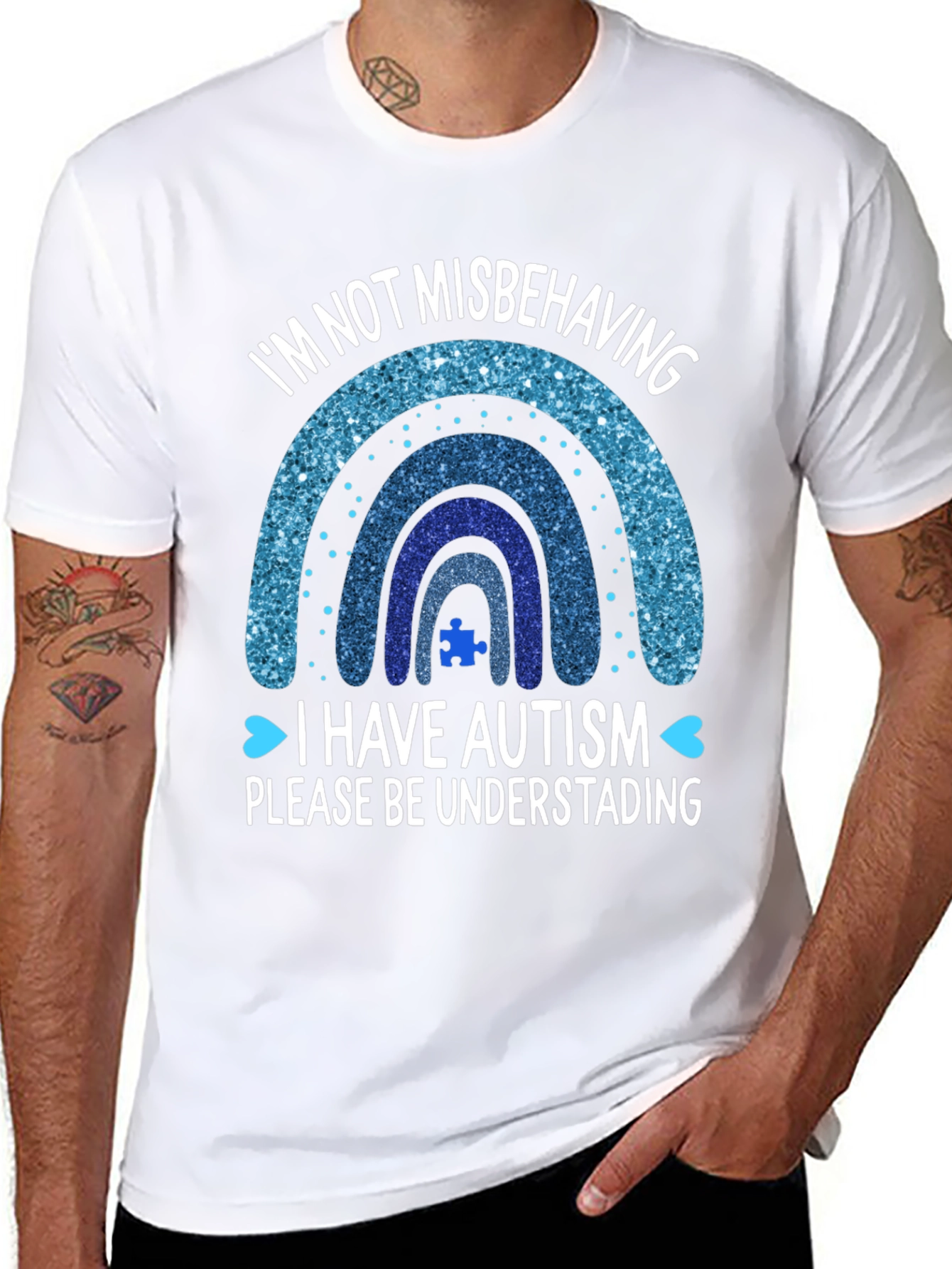 Autism Awareness Rainbow T-Shirt