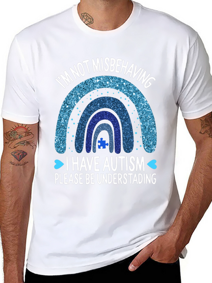 Autism Awareness Rainbow T-Shirt