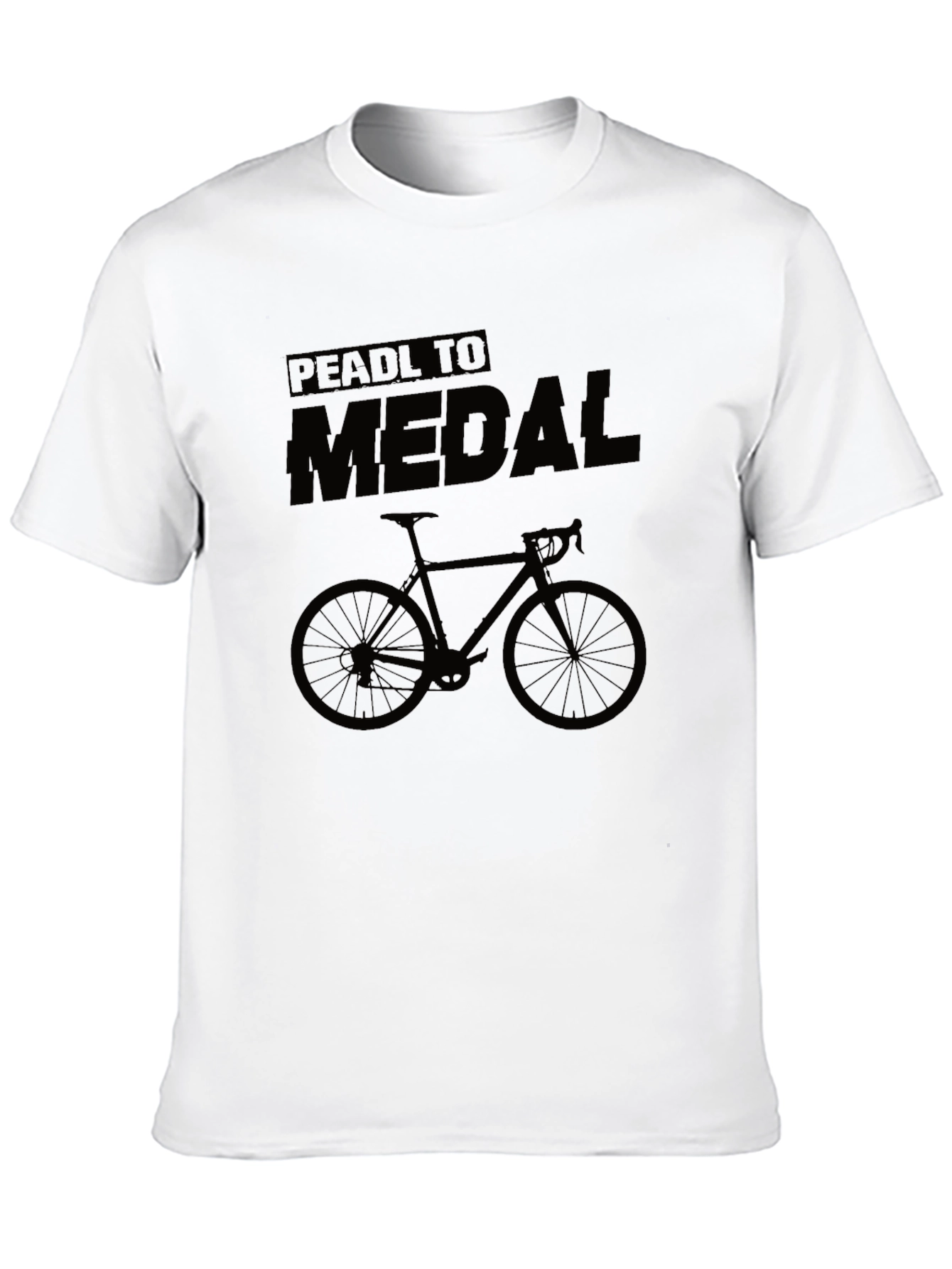 Pedal to Medal Black Graphic T-Shirt