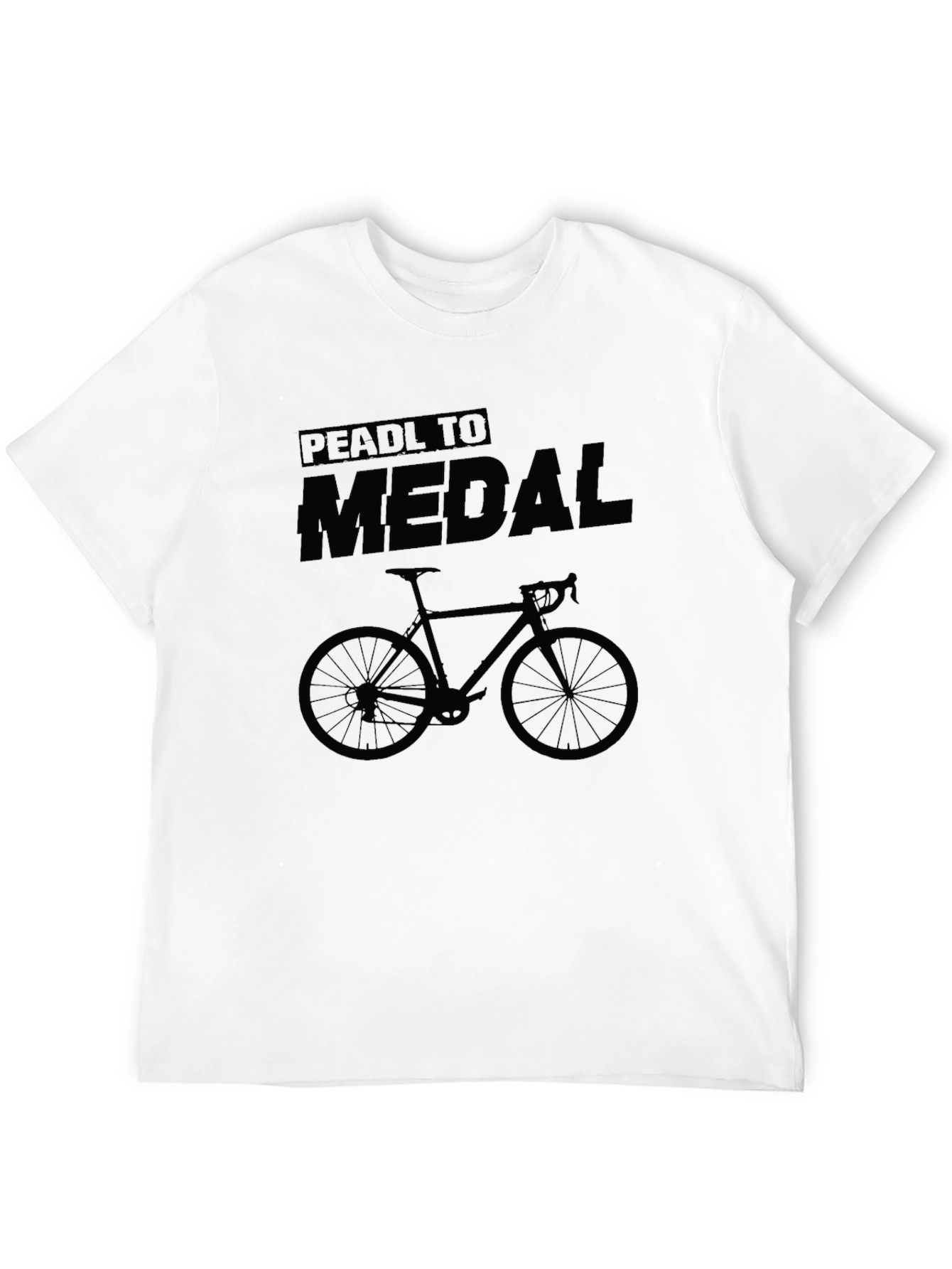 Pedal to Medal Black Graphic T-Shirt