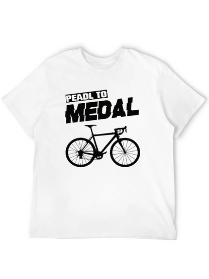 Pedal to Medal Black Graphic T-Shirt