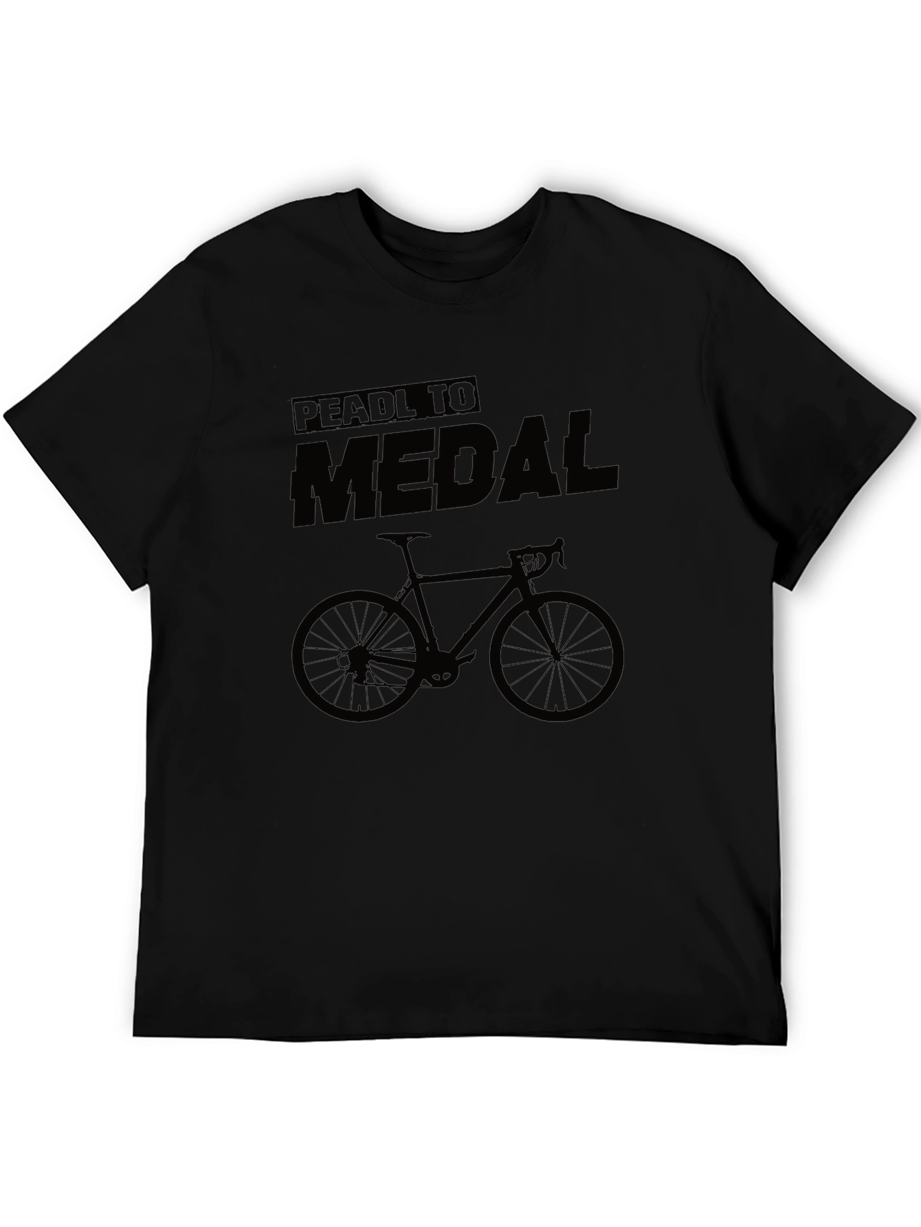 Pedal to Medal Black Graphic T-Shirt
