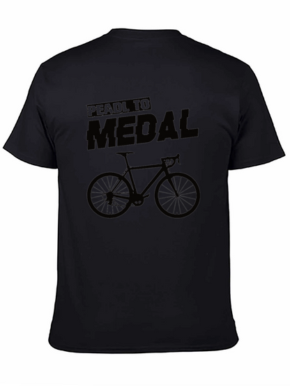 Pedal to Medal Black Graphic T-Shirt