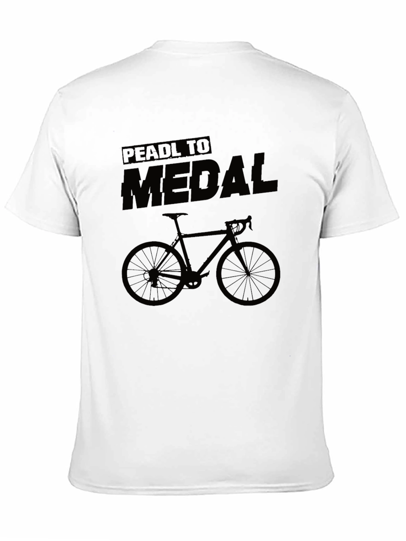 Pedal to Medal Black Graphic T-Shirt