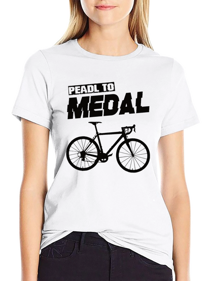 Pedal to Medal Black Graphic T-Shirt