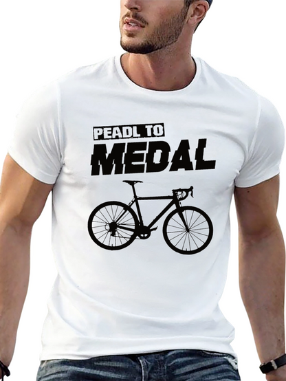 Pedal to Medal Black Graphic T-Shirt