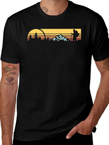 Retro Hiker T-Shirt - Outdoor Adventure
