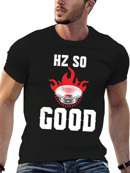 HZ SO GOOD Speaker Graphic T-Shirt - Black