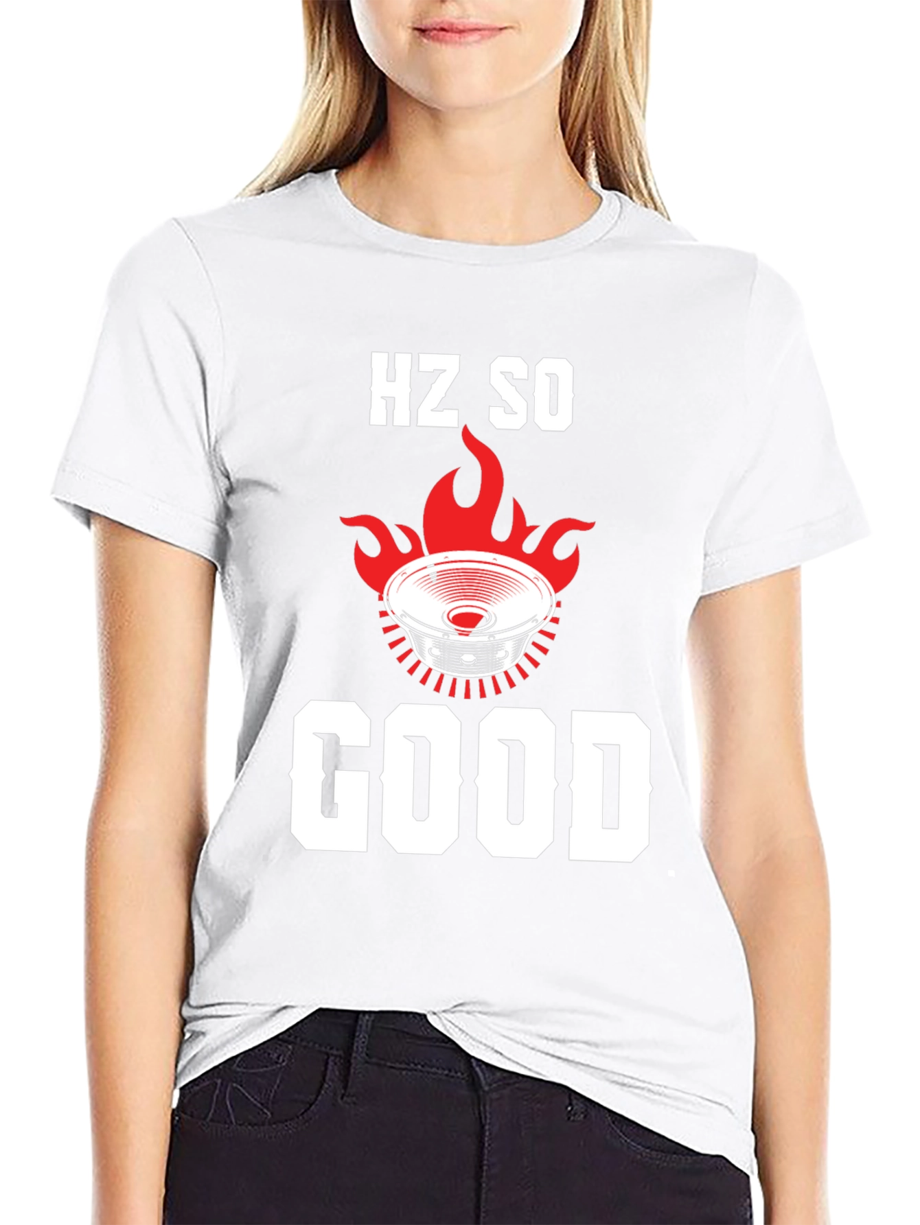 HZ SO GOOD Speaker Graphic T-Shirt - Black