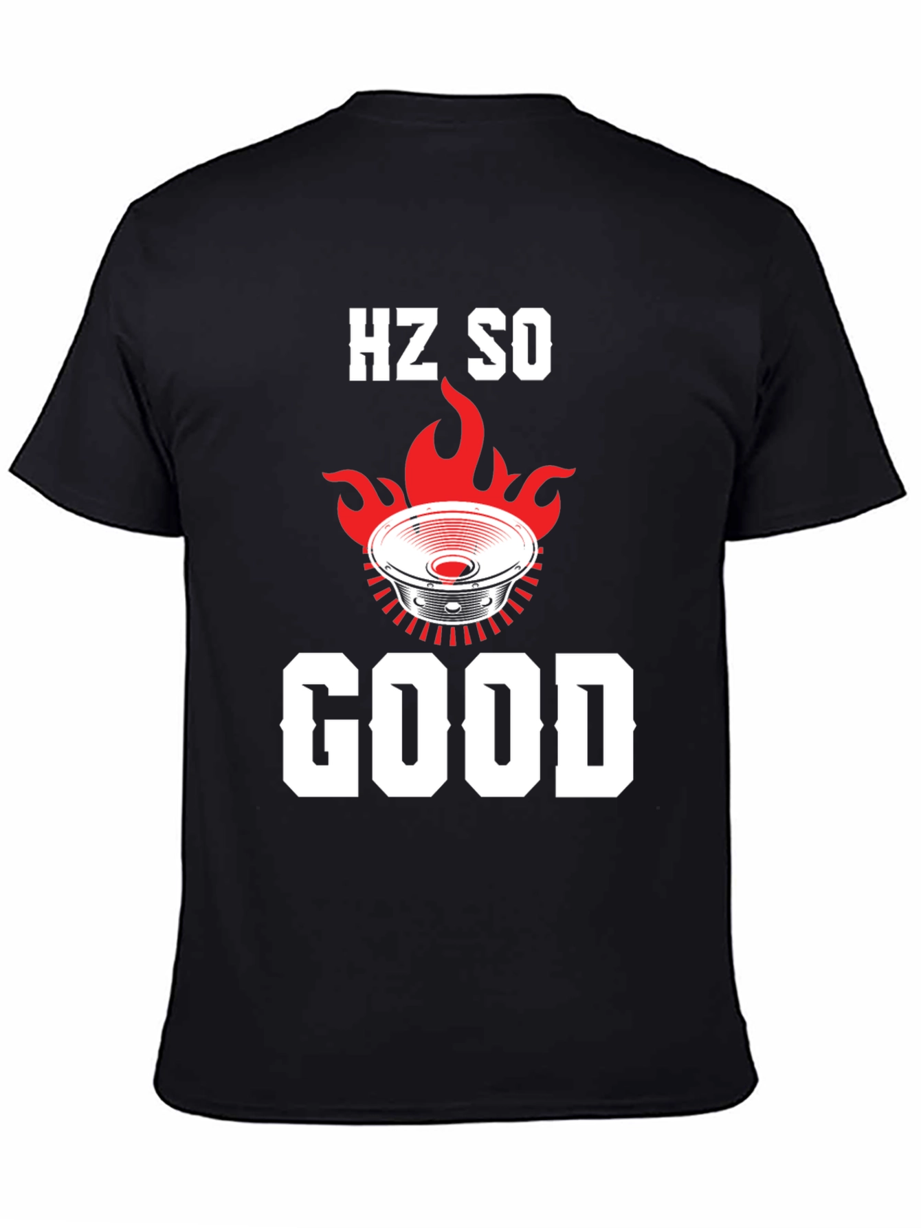 HZ SO GOOD Speaker Graphic T-Shirt - Black