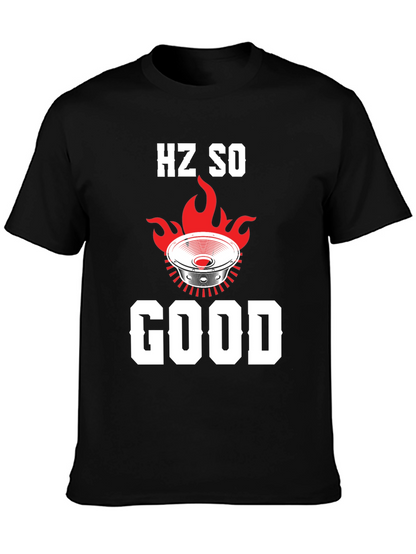 HZ SO GOOD Speaker Graphic T-Shirt - Black