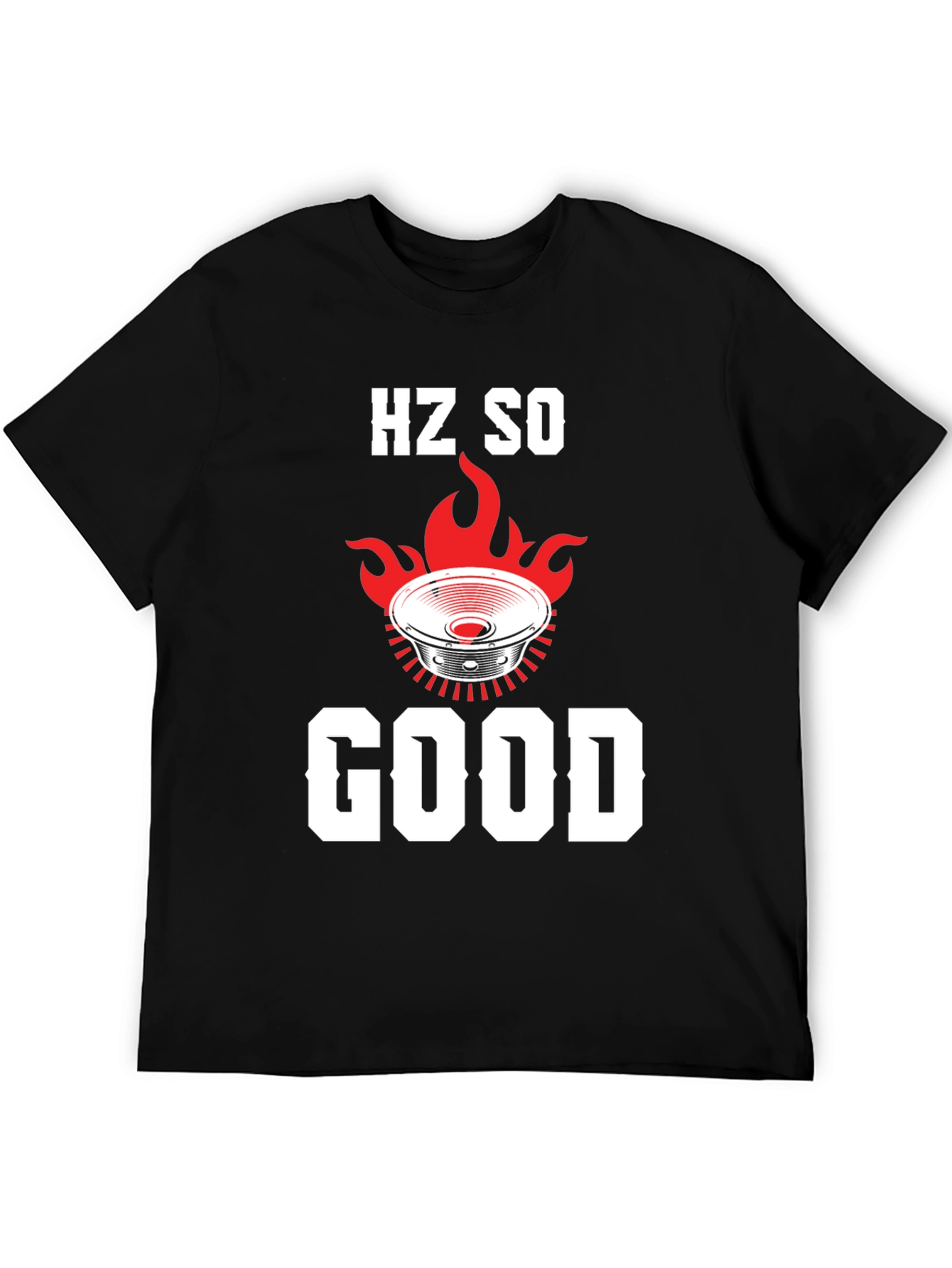 HZ SO GOOD Speaker Graphic T-Shirt - Black