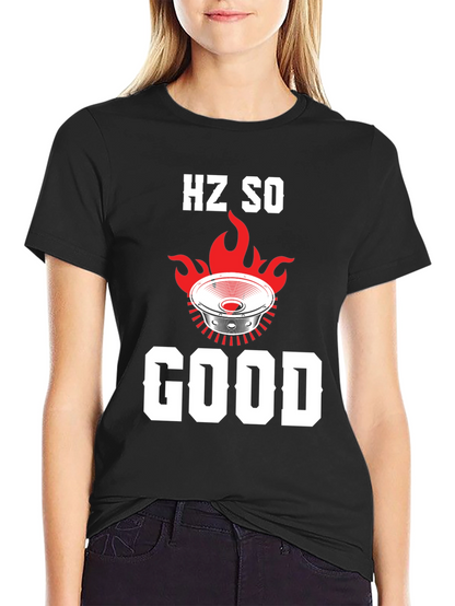 HZ SO GOOD Speaker Graphic T-Shirt - Black