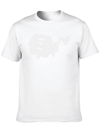 Fishing Reel Graphic Tee - Black