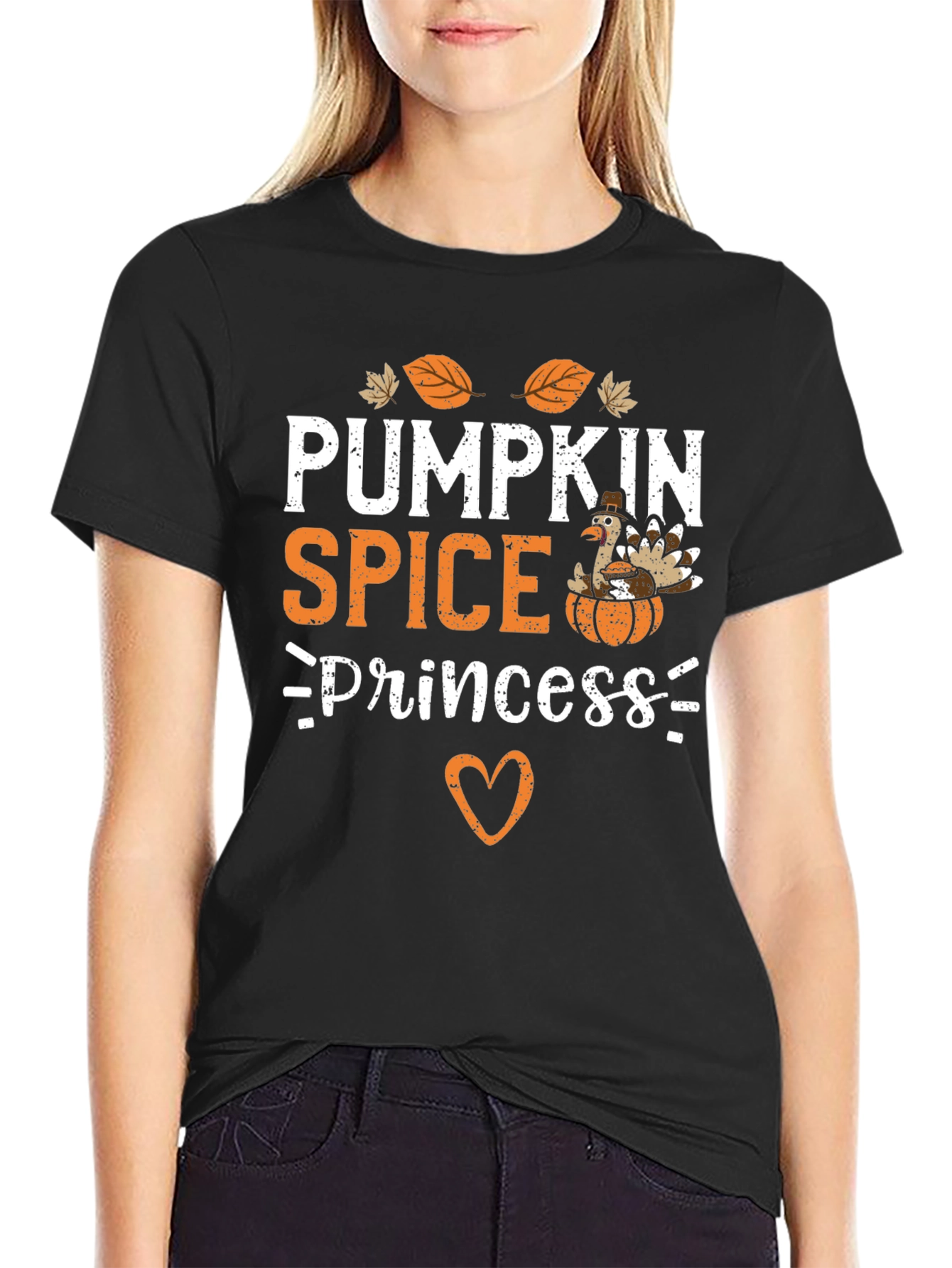 Pumpkin Spice Princess Thanksgiving T-Shirt