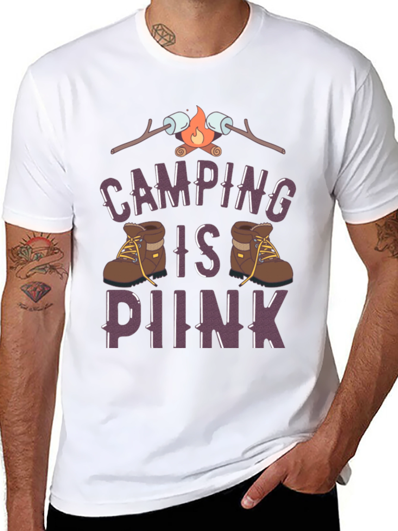 Camping Is Hiking T-Shirt