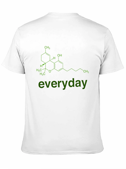 Cannabis Molecule Graphic Tee - everyday