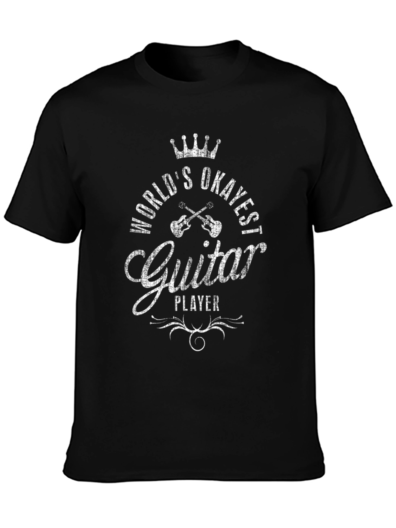 Worlds Okayest Guitar Player Graphic T-Shirt