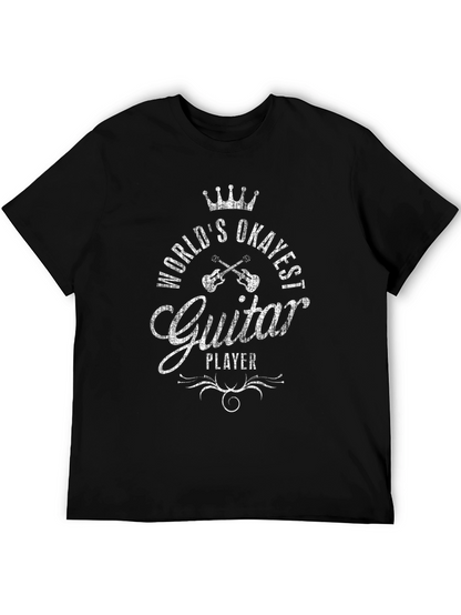 Worlds Okayest Guitar Player Graphic T-Shirt