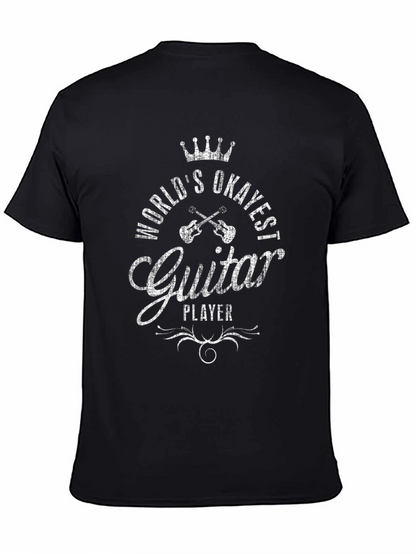 Worlds Okayest Guitar Player Graphic T-Shirt