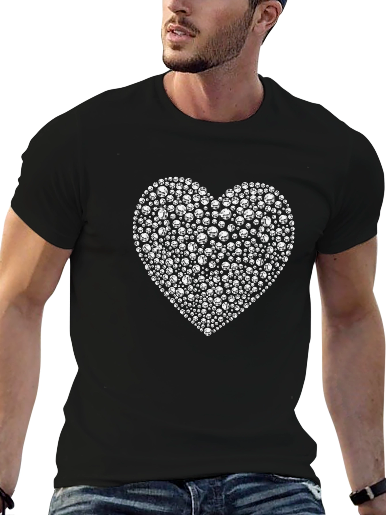 Heart of Diamonds Graphic Tee