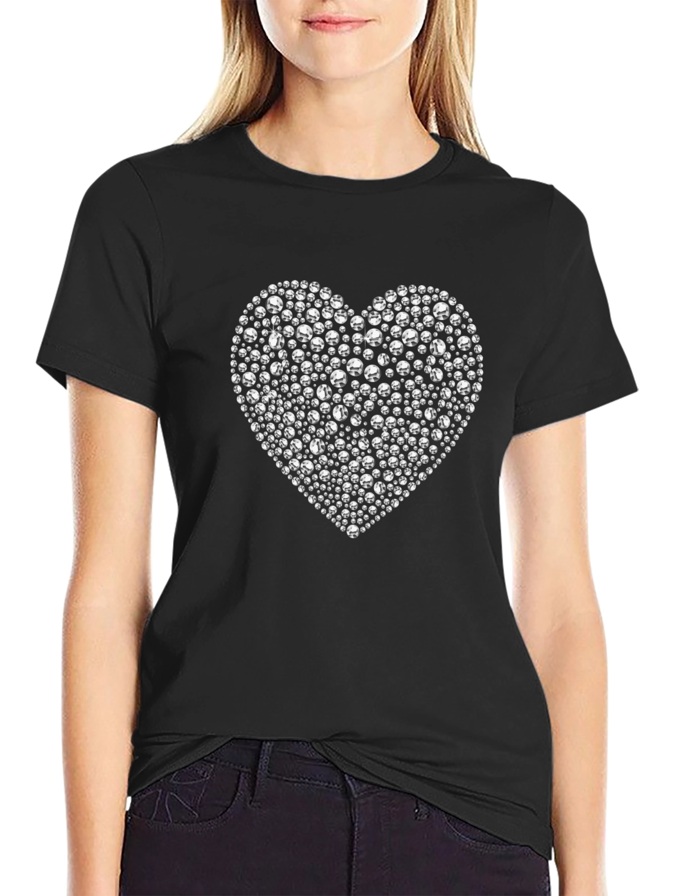 Heart of Diamonds Graphic Tee